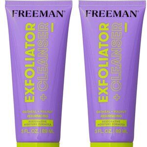 Freeman Exfoliator + Cleanser, Exfoliating Face Wash Infused With Oatmeal